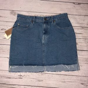 NWT roxy denim skirt